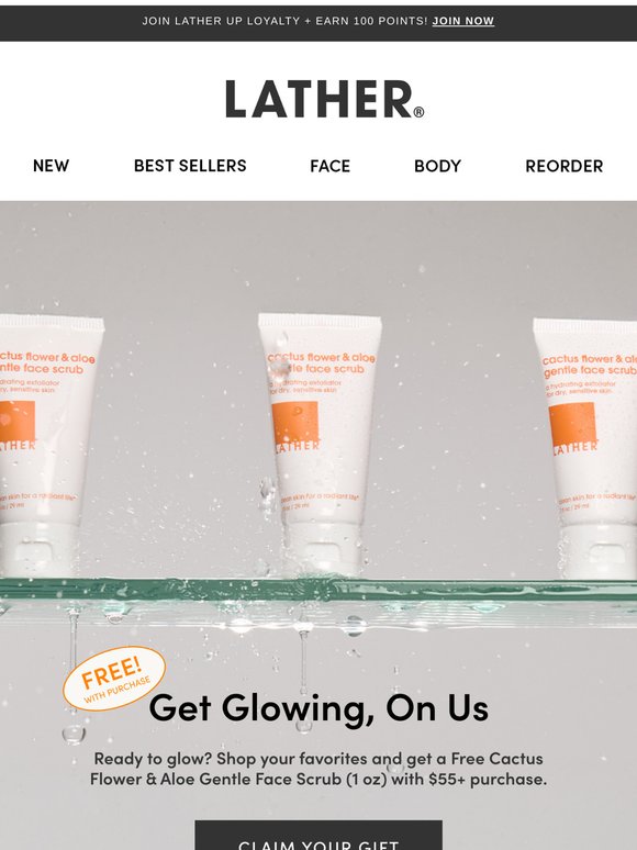 Just In: Free Gift with $55+ Purchase