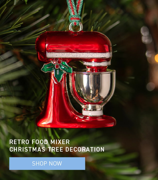 Retro Food Mixer Christmas Tree Decoration