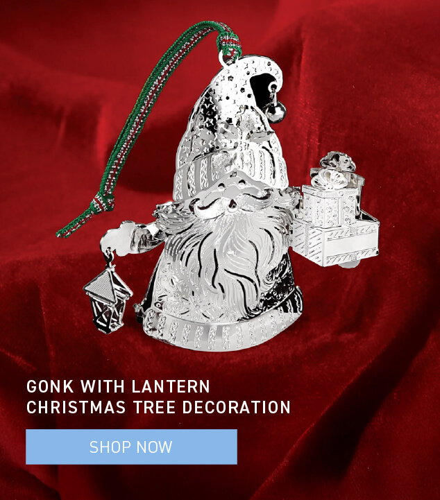 Gonk with Lantern Christmas Tree Decoration