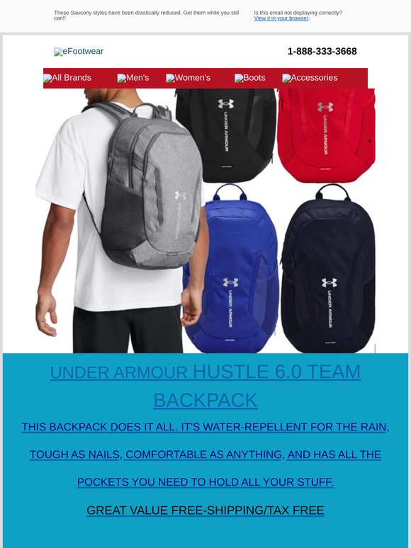 🚀 Under Armour Backpack - Great Price & Free Shipping!