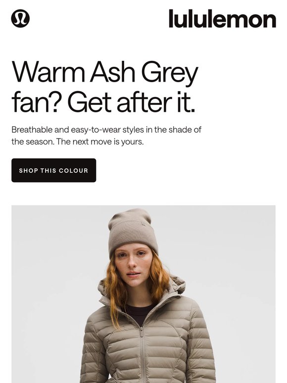 New gear in Warm Ash Grey is here