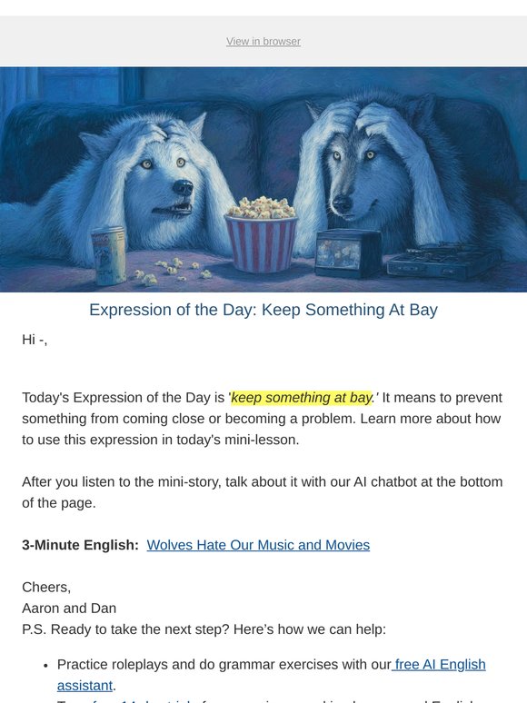 Wolves Hate Our Music and Movies