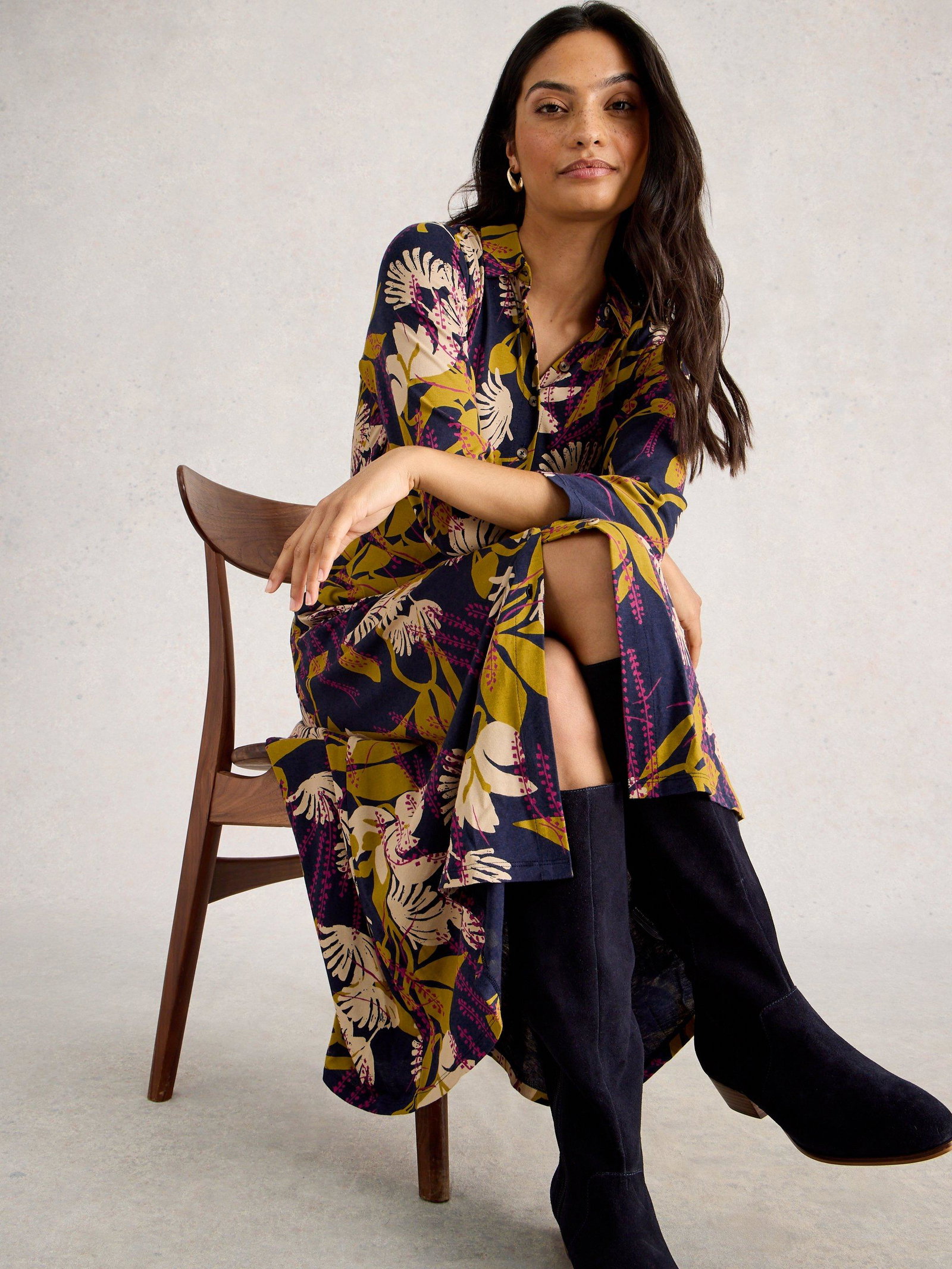 Shop Rua Jersey Shirt Dress