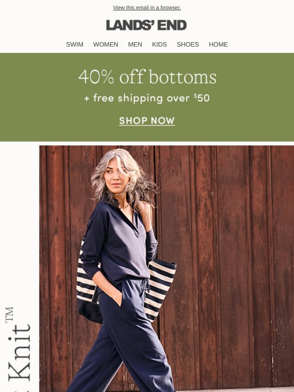 Versatile Sport Knit & Starfish pants: 40% off