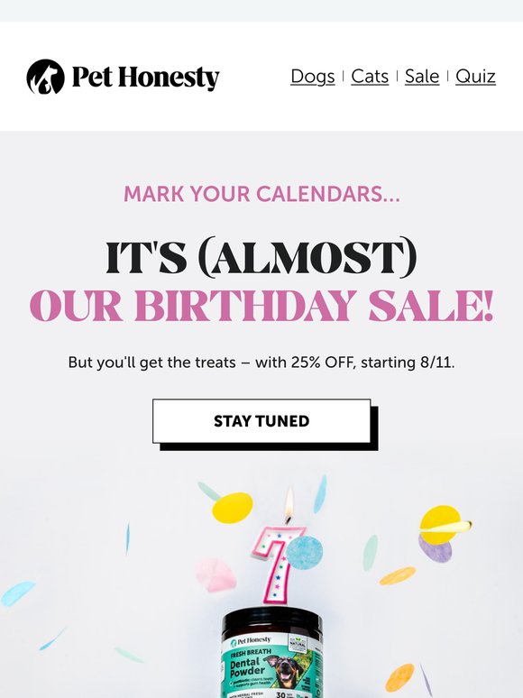 🎂 Get ready to celebrate…