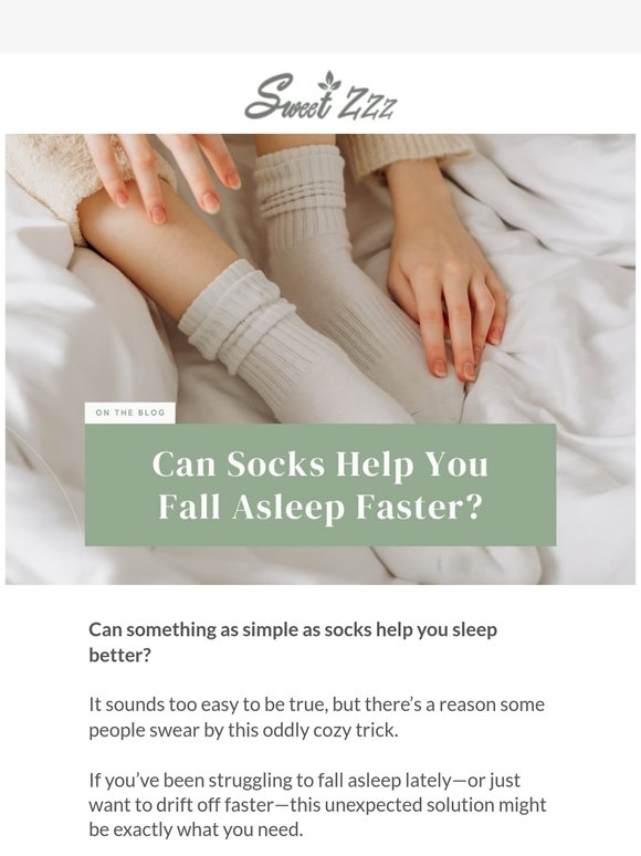 Can something as simple as socks help you sleep better?