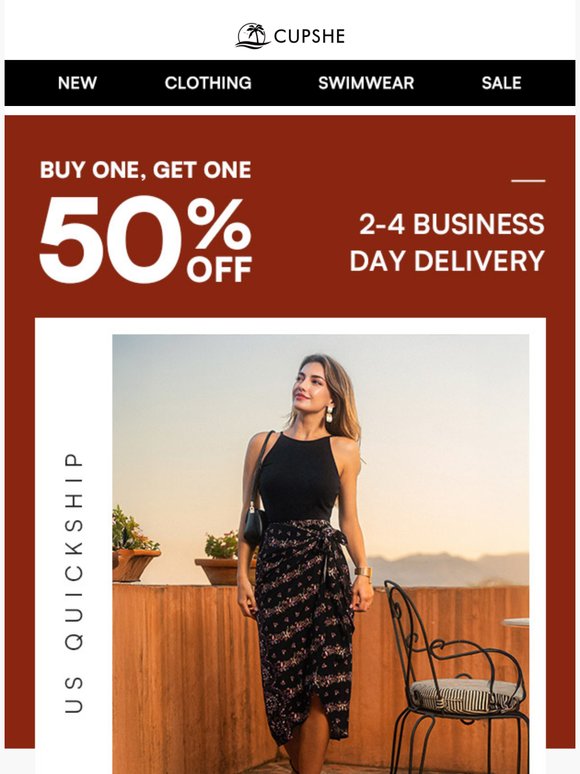 BOGO 50% Off QuickShip Items