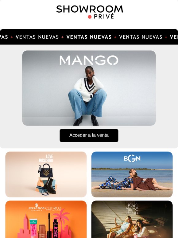 MANGO, TOTTO, LOVE MOSCHINO y 18 ventas más ya en línea
