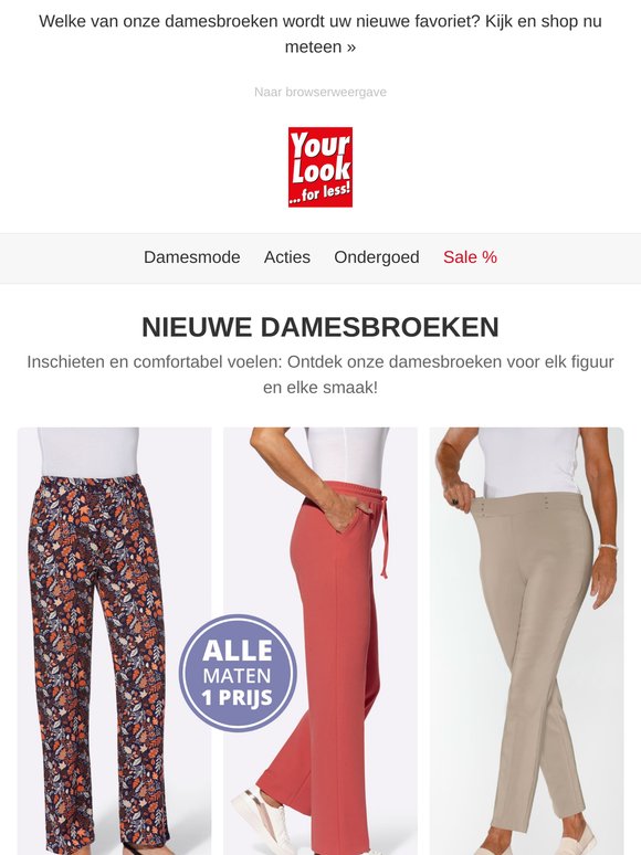 👖 Damesbroeken voor elke gelegenheid 👉🏼