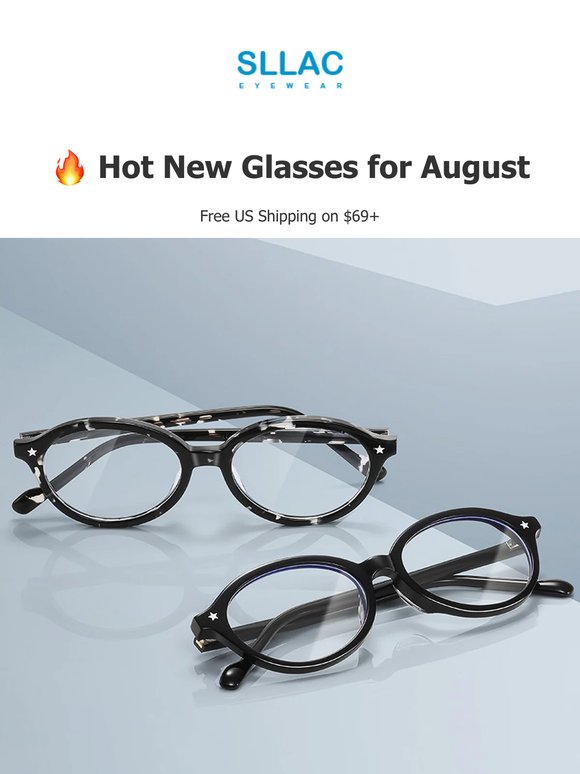 🔥 Hot New Glasses for August – Plus Free US Shipping on $69+