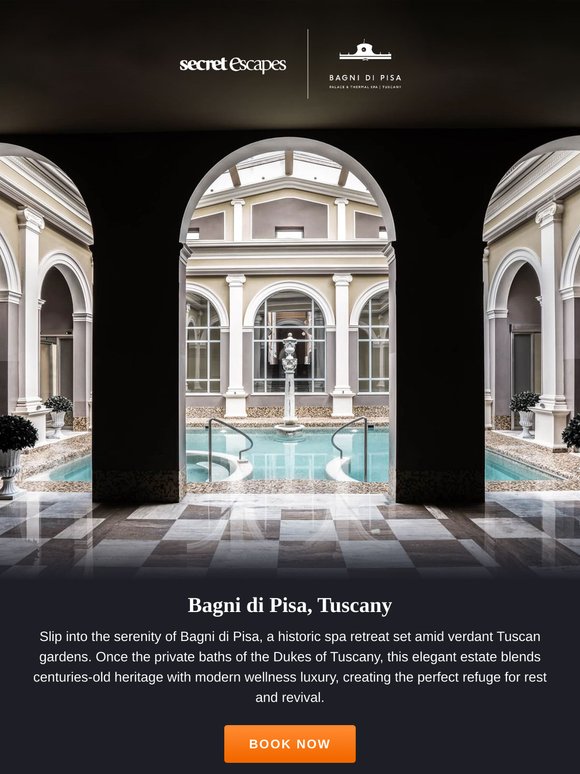 Our favourite hotel in Tuscany this week: the spa retreat