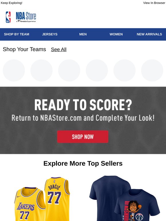 Get Back in the Game: Continue Browsing Your NBA Favorites
