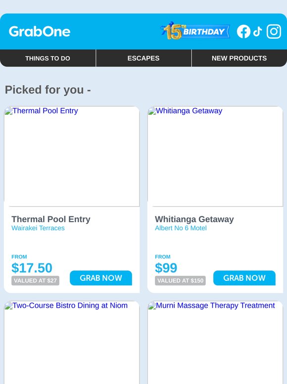 Thermal Pool Entry from $17.50 | Whitianga Getaway from $99