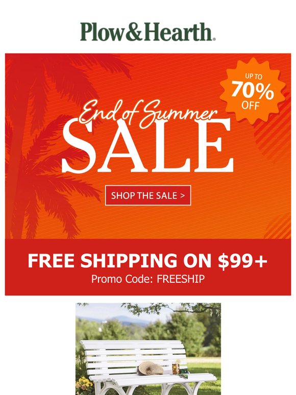 Get Up to 70% OFF Before Summer Slips Away!