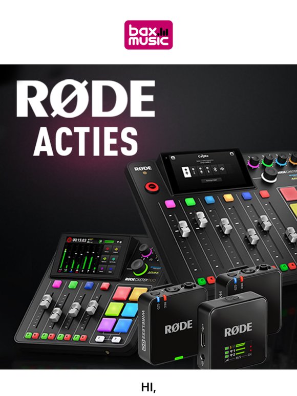 RØDE zomeracties