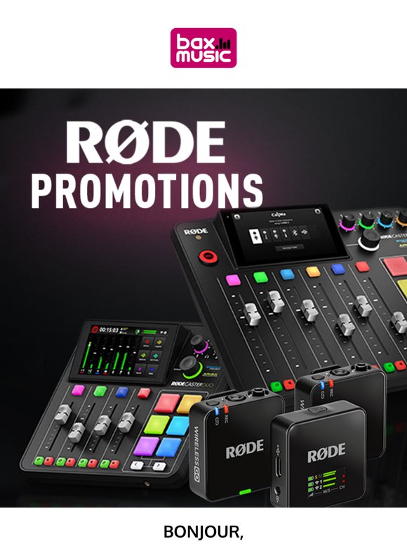 Promotions d’été RØDE