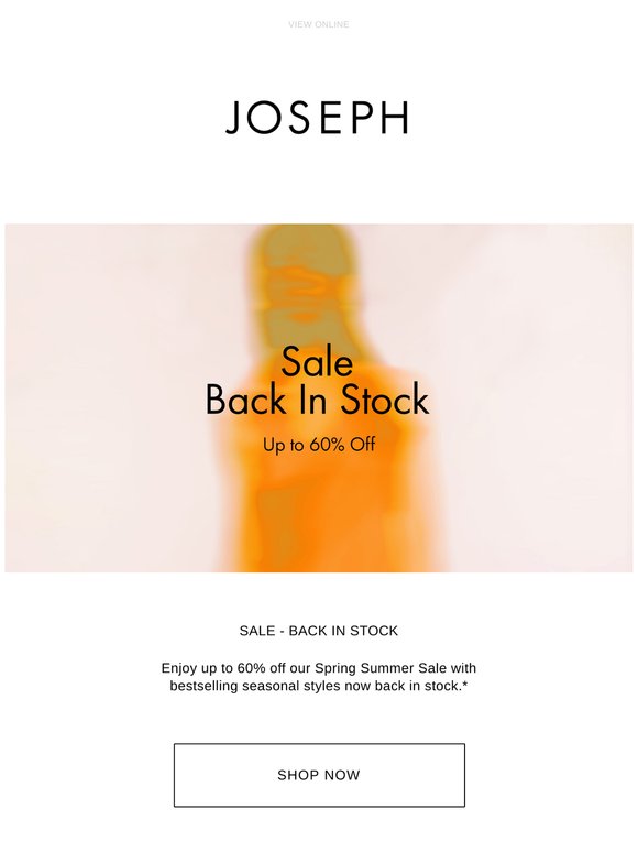 Sale | Back in stock