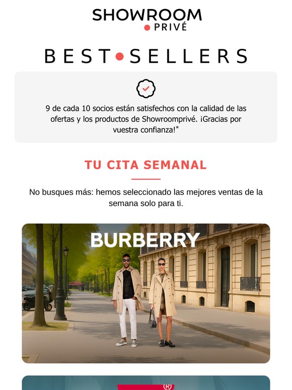 BURBERRY, LEVI'S® KIDS, NEW BALANCE... Tus ventas favoritas de la semana