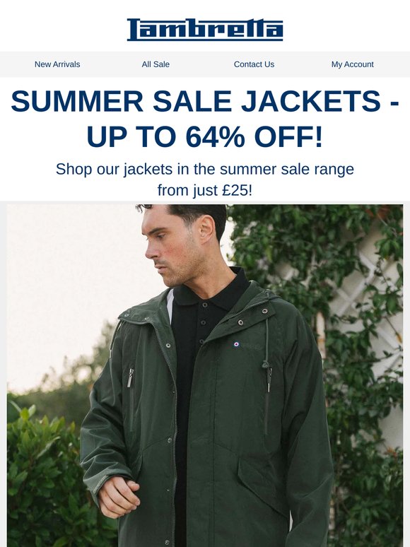 SUMMER SALE JACKETS!