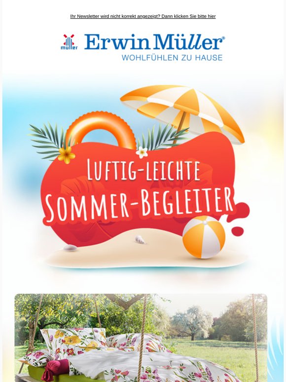 Entspannung trotz Hitze: sommerliche Begleiter!