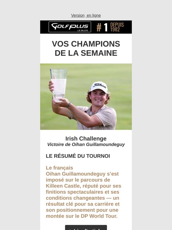 Votre été golfique continue chez Golf Plus !