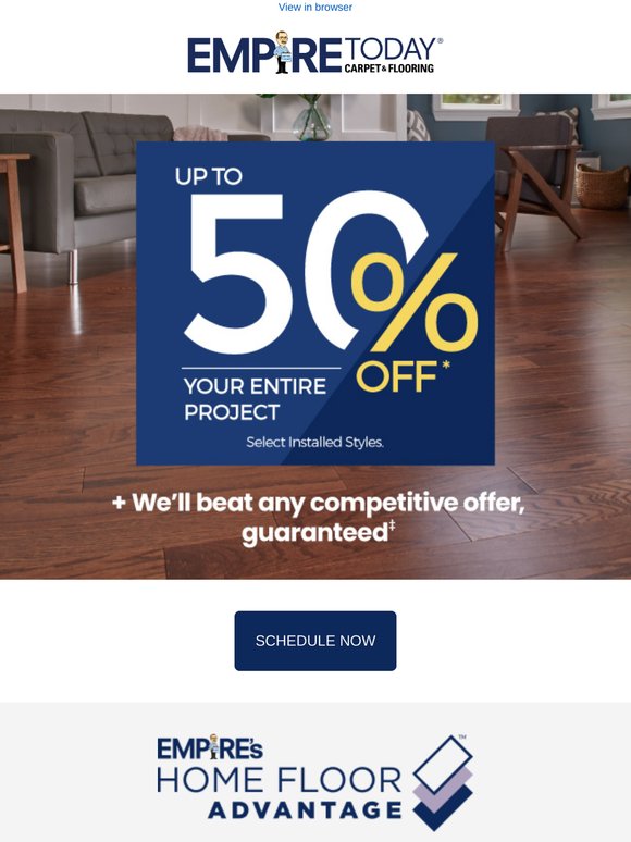 50% Off Your Entire Project Starts Now!