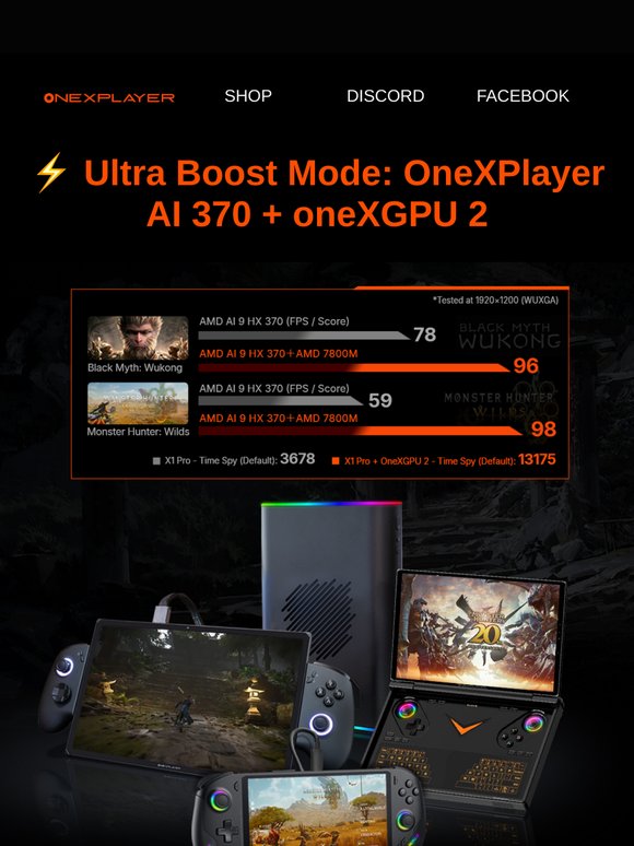 Onexplayer 🔥 Smash Performance Limits 59fps → 98fps In Monster Hunter 
