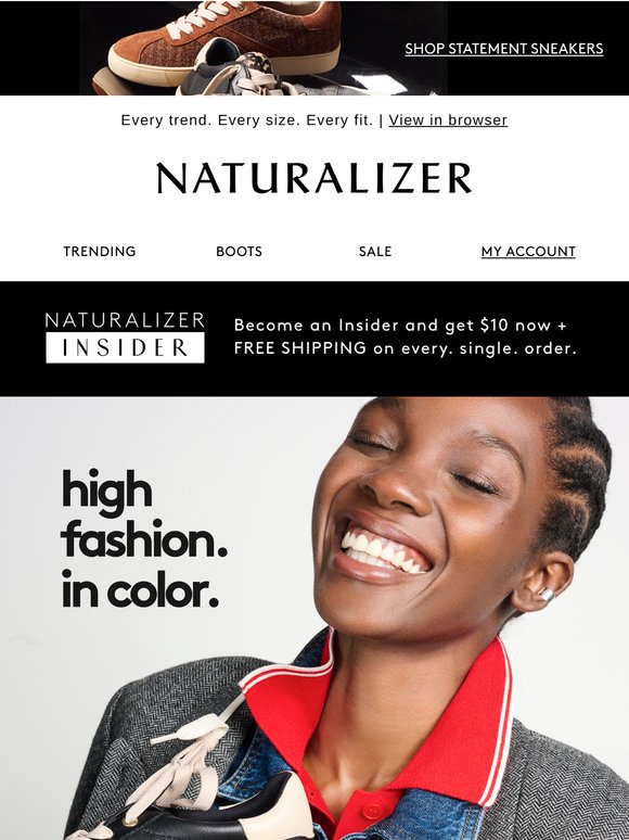 Just dropped: Sneakers by Naturalizer