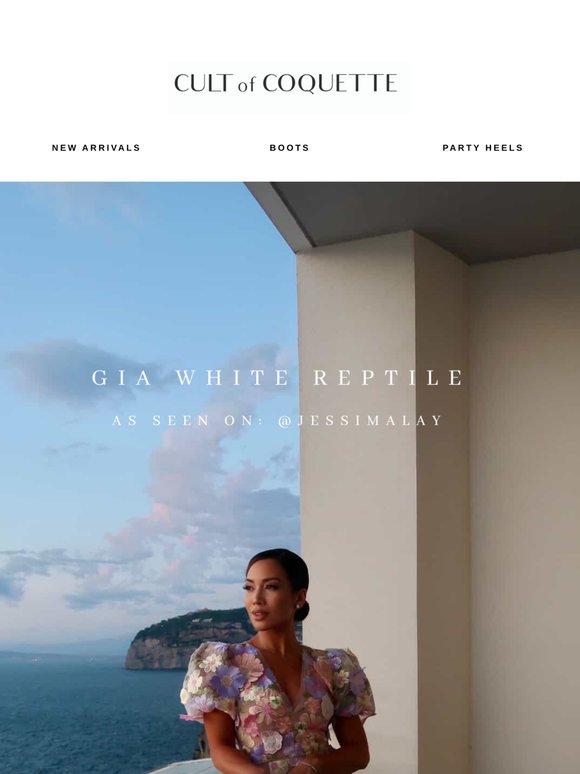 European Summer In The GIA White Mules ✈️
