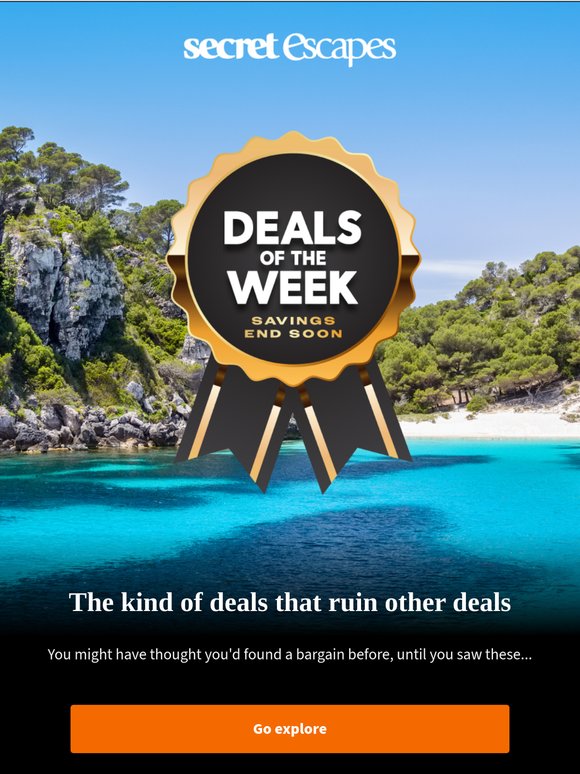 Fresh deals. Still hot.
