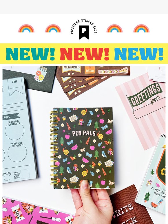 🏕️ NEW STATIONERY COLLECTION has landed!!