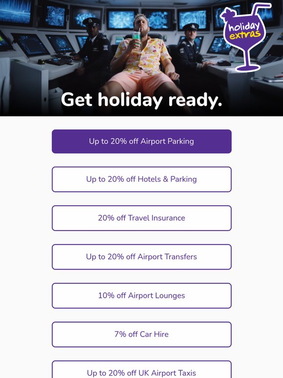 Your Airport Parking discount is inside
