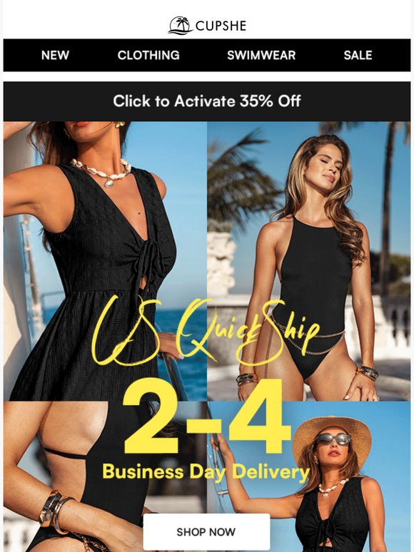 35% Off + 2-4 Day Delivery