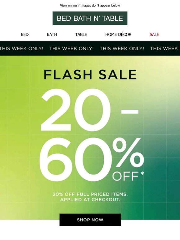 20-60% OFF 💚 This Week Only!