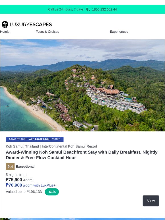 Koh Samui Beachfront Stay w. Daily Dining & Free-Flow Cocktail Hour4