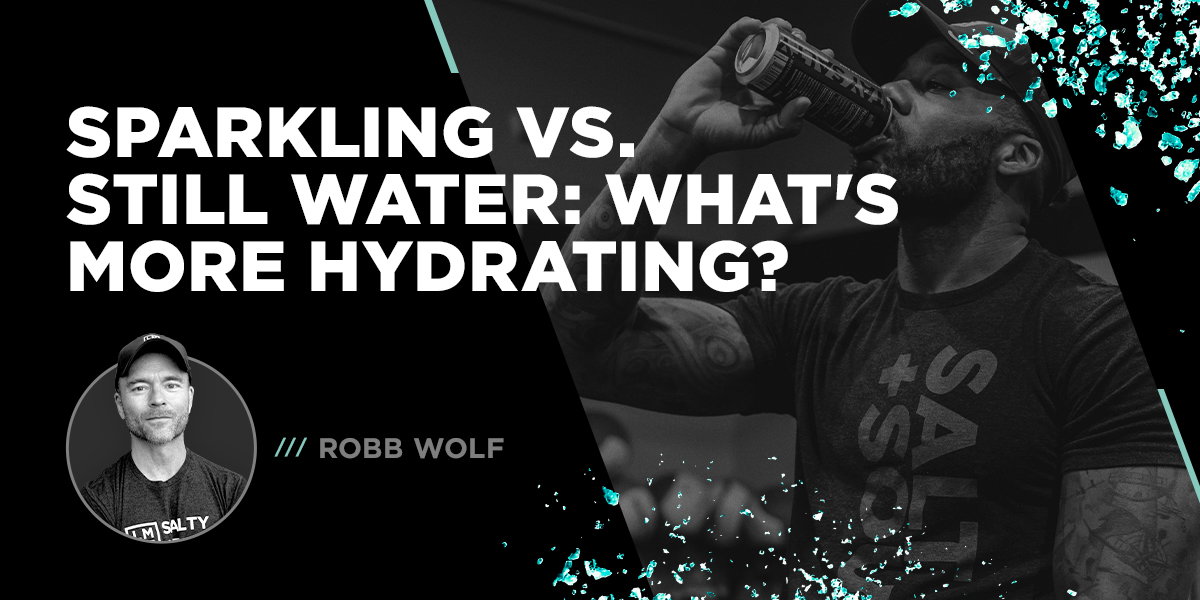 Sparkling vs still water: What's more hydrating?