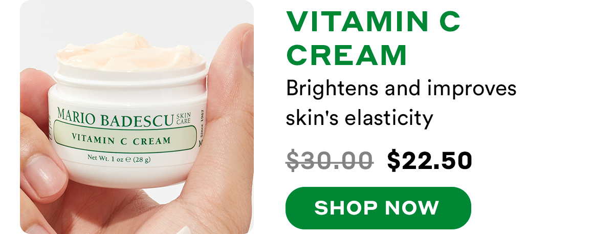 Vitamin C Cream - Brightens and improves skin's elasticity