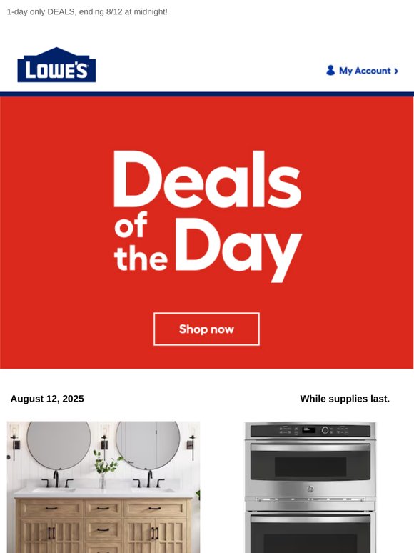 Don’t miss out! These online-only deals end today.