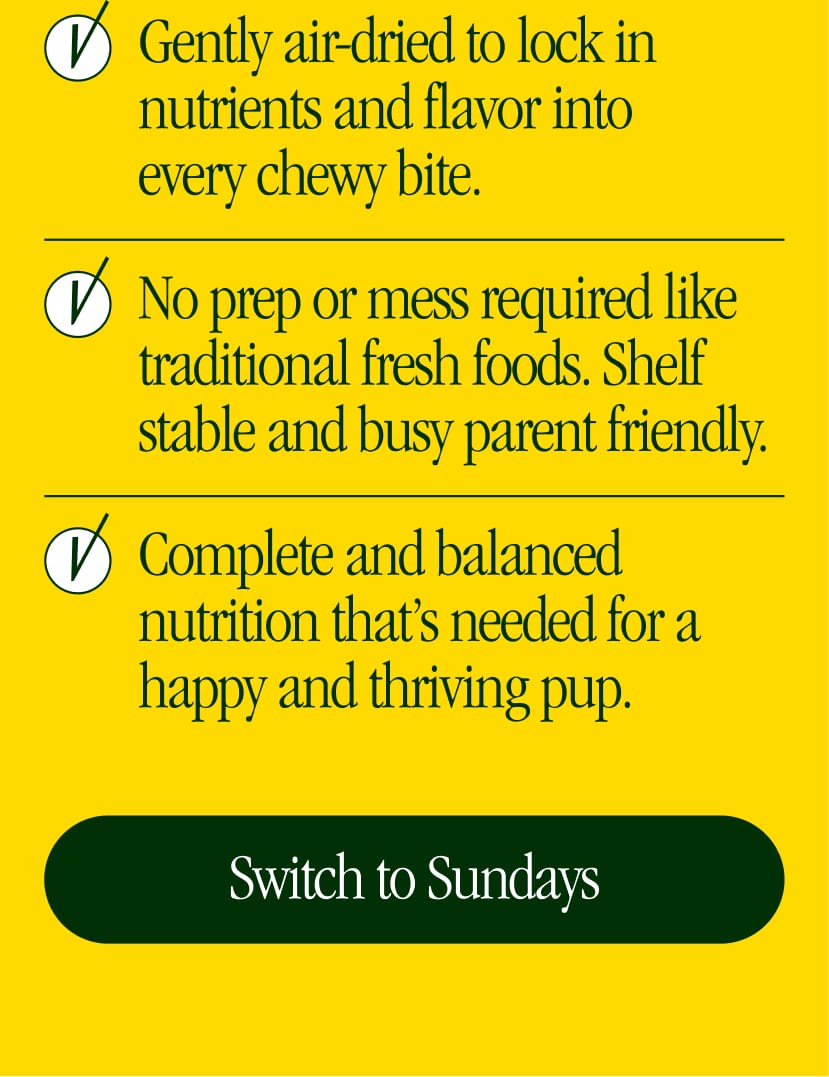 Switch to Sundays