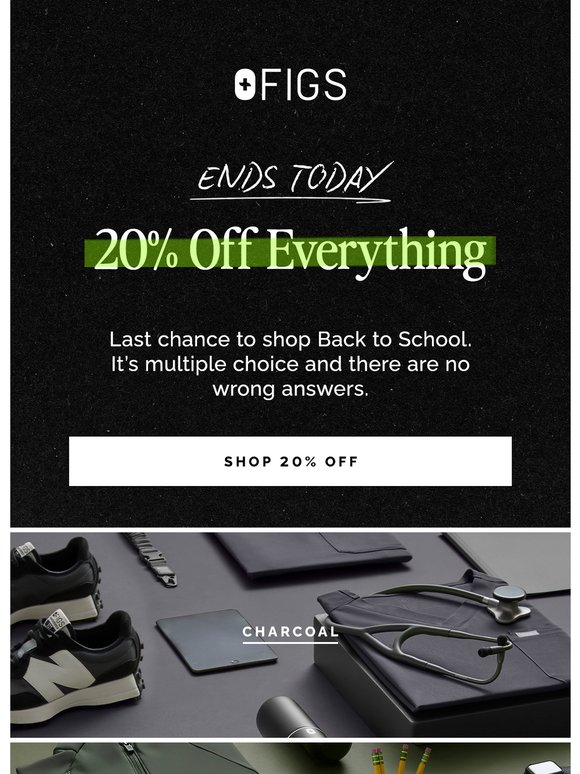 Last Chance: 20% OFF Everything ⏰