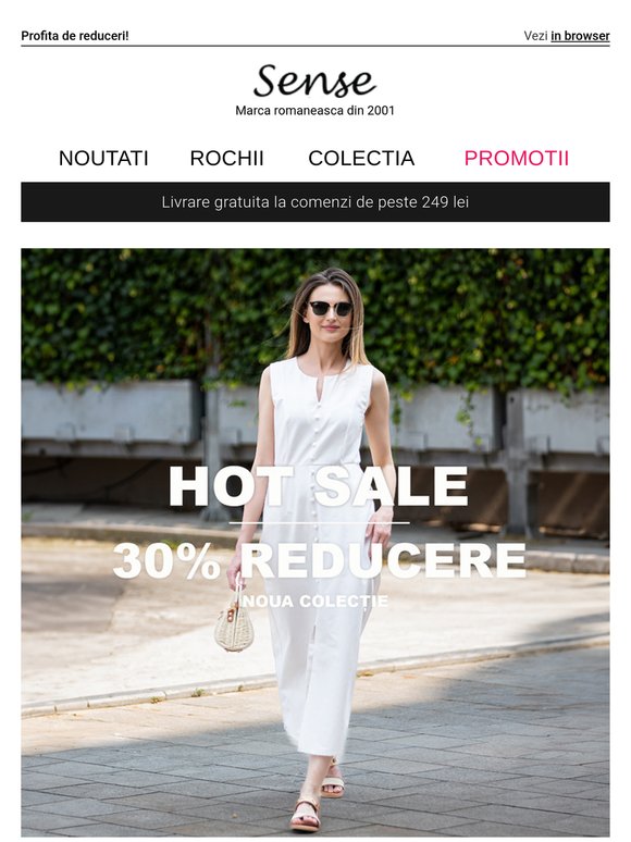 Hot Sale: 30% REDUCERE la noua colecție!