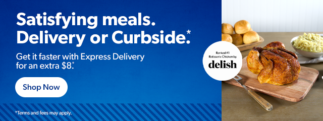Satisfying meals. Delivery or Curbside.*
