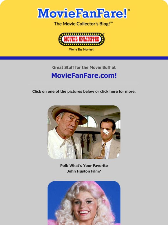 Vote for the Best John Huston Film at Movie FanFare