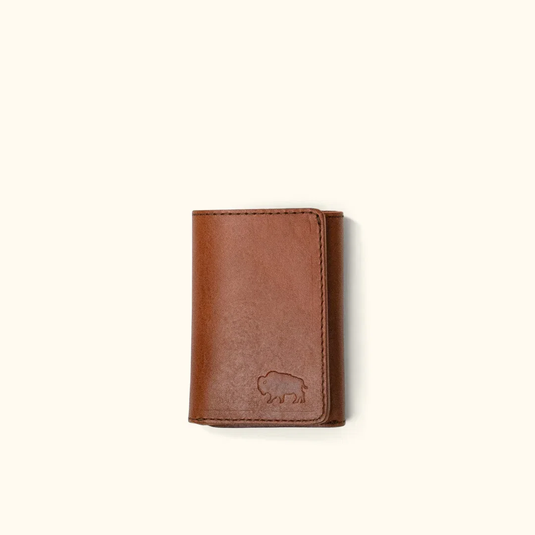 Image of Roosevelt Leather Trifold Wallet | Autumn Brown
