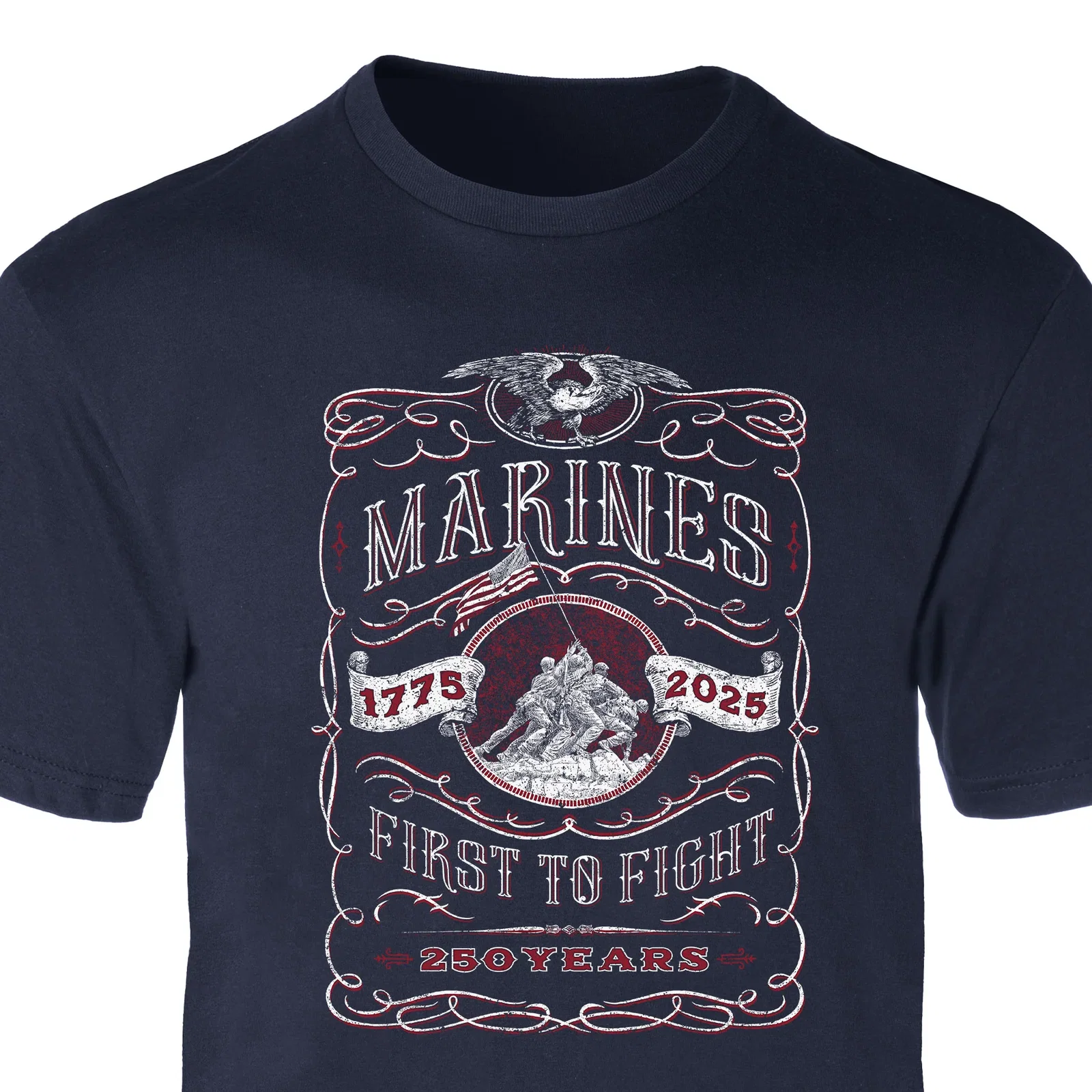 Image of USMC 250 Years Iwo Jima T-Shirt
