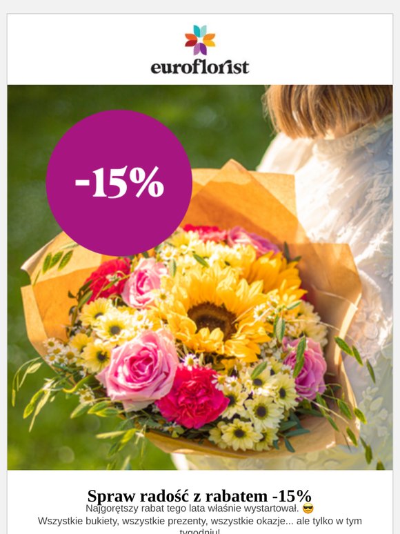 –15% na wszystko 🌞 Najwyższy rabat lata już aktywny