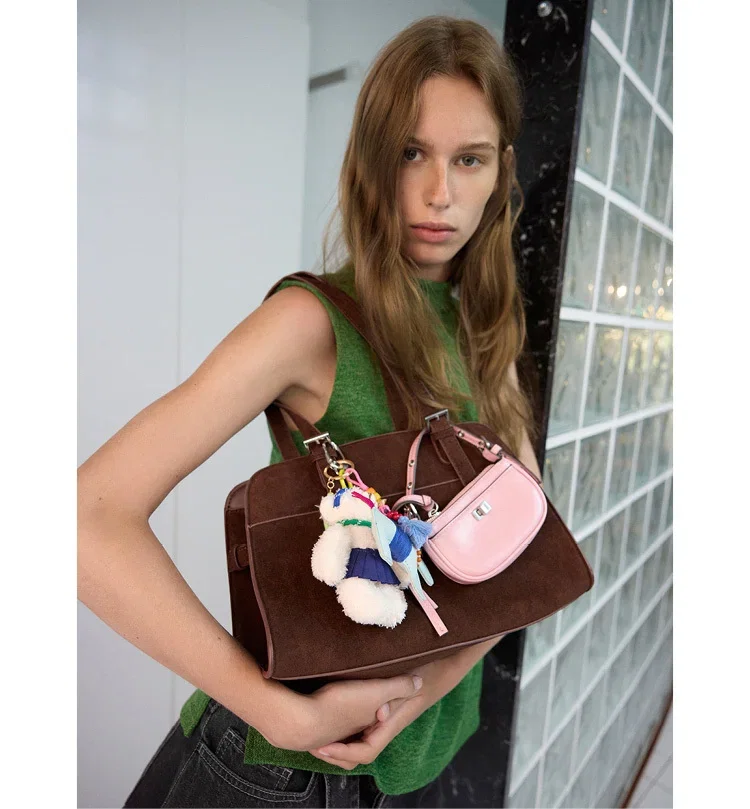 Tote bag with leather-effect
