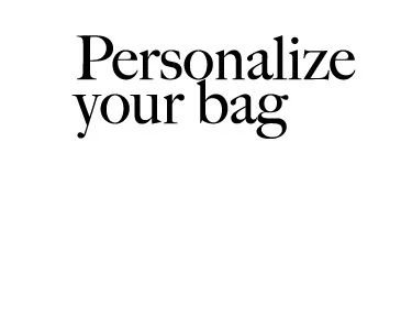 Personalize your bag