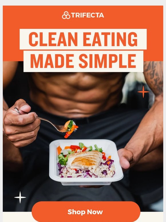 🍽️ Clean eating made simple: 50% off + free brownies!