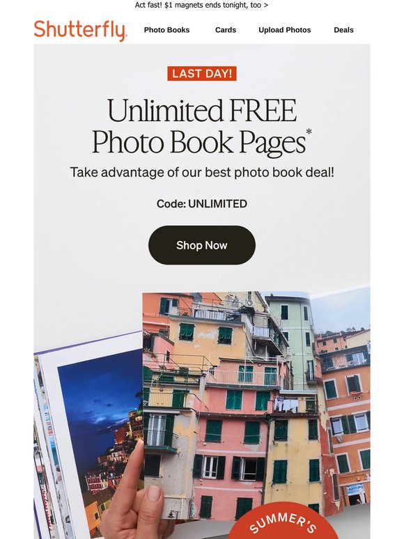 Last chance for our best photo book deal!